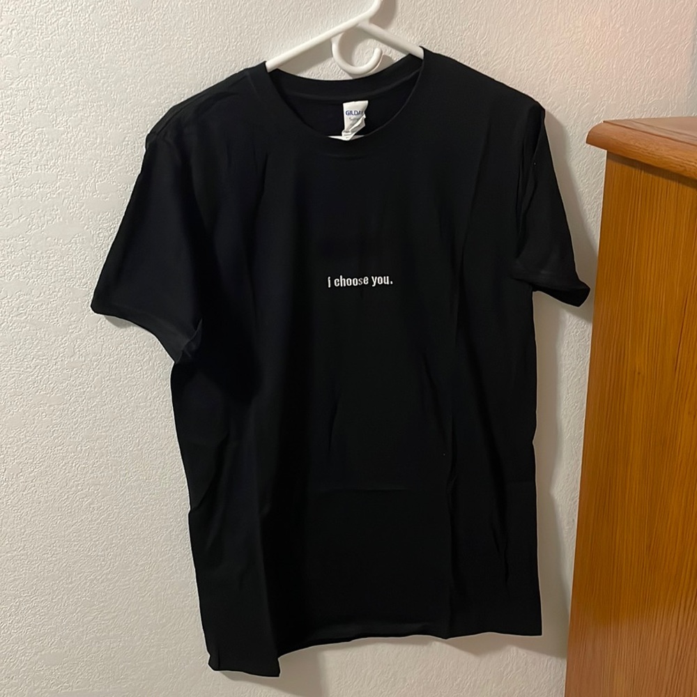 I choose you embroidered shirt